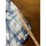 Rockmount Ranch Wear Top Womens Large Western Shirt Pearl Snap Embroidered Blue Photo 5