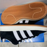 Adidas Women's size 8/Men's size 7 (UK 6.5)  Campus 00s Black white gum Photo 1