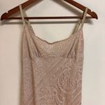 Necessary Objects Vintage Spaghetti Strap Fringe Midi Dress, Size Small Photo 3
