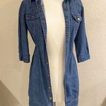 Hera Collection Hera Denim Jean Long Jacket or Dress Blue Small Photo 0