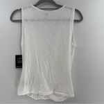 Boston Proper  white sleeveless surplice faux wrap top cotton modal size XS NWT Photo 3