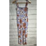 Aritzia Wilfred Chianti Jumpsuit Floral Sleeveless Crop Wide Leg Purple SIZE S Photo 3