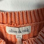 Olive & Oak Peach and white size xs  knitted sweater vest Photo 2
