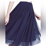 Moulinette Soeurs Anthropologie Tulle Skirt Brocade Dress Size 6 Floral Velvet Photo 2