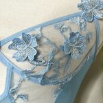 Floral Corset Top Blue Photo 2