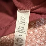 Aerie  Offline Longline Maroon Sports Bra in M Photo 3