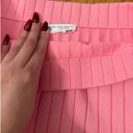 ZARA Brand New Pink Ribbed Lounge Shorts Women’s Size Large Photo 6