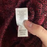 J.Jill maroon red and black tweed wool blend jacket size S Photo 12