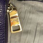 Coach Authentic  Charlie Carriage Woman’s Purple Leather Handbag Photo 5