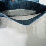 7 For All Mankind Dojo Faded Blue Denim Knee Length Bermuda Jean Shorts Sz 27 Photo 4