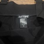 Hot Topic NWT  Black Suspender Circle Skirt XL Gothic Emo Streetwear Punk Y2K Photo 3