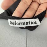 Reformation Dress Womens Large Black Cowl Neck Sleeveless Mini Slip Stretch USA Photo 8