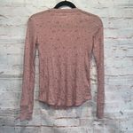 Aerie  American Eagle Outfitters Shirt Women XS Pink Long Sleeve Crewneck Floral Photo 3