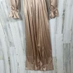 BALTICBØRN Holly Satin Maxi Dress sz M Champagne Gold Formal Wedding Long Sleeve Size M Photo 10