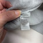 Loft  Gray V Neck Hoodie Long Sleeve Casual Top Women's Size S Photo 4