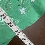 Apostrophe Women's Retro Skirt  Green Embroidered Beads  size 14 Photo 7