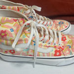 Vans  Women's Sneakers - Pink and White Floral Photo 0
