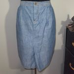 Banana Republic  lightweight Denim Blue skirt with pockets woman’s size 6 Photo 1