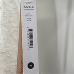 AQUA Babydoll Eyelet Top in White Size Medium NWT Photo 3