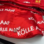 Kolle Alaaf quilted Cologne Germany carnival crossbody bag. Red Photo 3
