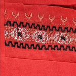 Sanctuary  Burnt Orange Sheer Long  Sleeve Shirt Size  Medium Photo 12