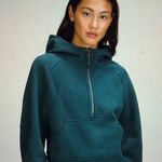 Lululemon Scuba Oversized 1/2 Zip Hoodie S: m/l Green Jasper Photo 0