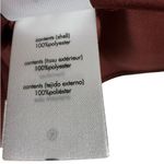 We Wore What  Maroon Brown Strapless Ostrich Feather Trim Satin Mini Dress Size 0 Photo 6