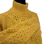 RD Style Womens Pullover Sweater Acrylic Blend Turtleneck Knit Yellow Size XS Photo 1