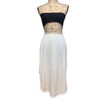 Shadowline Long 30” White/Ivory Half Slip Women Size Medium Vintage White Photo 1