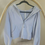 Lululemon Light blues women’s hooded scuba Photo 0