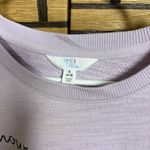 Time And Tru Lavender Know Your Worth And Add Tax Sweatshirt Size Small Purple Photo 6