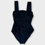 BONDI BORN Gwen Sculpteur Swimsuit Size Medium Black Photo 2
