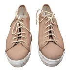 Keds  Women Leather Lace Up Sneakers Nude Casual Everyday Comfort Size 8.5 Photo 0