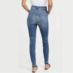 AYR  The Riser Skinny High Rise Ankle Jeans Raw Hem Neon Jupiter Wash Size 27 Photo 10