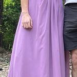 JJ's House JJ’s House Light Purple V Neck Floor Length Dress Photo 0
