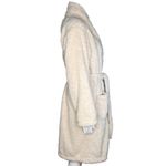 Pottery Barn  Robe Womens Medium‎ Teddy Bear Fleece Plush Cozy Bath Lounging Photo 1