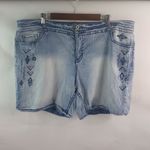 Faded Glory FG 24W Distressed Tribal Jeans Shorts Photo 4