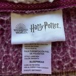 Wizarding World Harry Potter Purple Teddy Long Sleeve Sleepwear Size Medium Photo 6