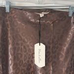 Vine & Love LEOPARD JACQUARD SLIP SKIRT - MOCHA - L Photo 3