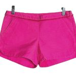 Lilly Pulitzer Shorts Women 0 Bright Pink Adie Bubbly Chino Fringe Trim Colorful Photo 0