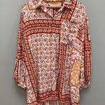 Jen's Pirate Booty Jen’s Pirate Booty Roma Lockhart Tunic Shirt in Gold Rust Small Photo 0