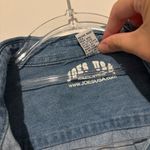 Joes‎ USA Button Front Denim Blouse Short Sleeve Faded Blue Size Small Photo 4