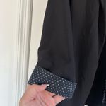 Black Casual Blazer with Polka Dot Accents Size M Photo 6