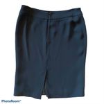 Armani Collezioni  Classic Black Silk Mini Skirt 8 Photo 4