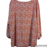 Mario Serrani  Tunic Top Pink Floral Casual  Size 2X Photo 1