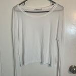 Alexander Wang T by  White Long Sleeve T-shirt Photo 0