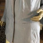 Lane Bryant PIN STRIPE BLUE AND WHITE BLAZER NWT (28) Photo 5