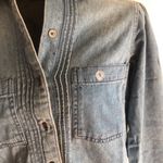 American Eagle  Women's Small Denim Shirt Long Sleeve Button-Down Casual Cotton‎ Photo 7