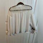 Parker  White Antonia Lace Combo Blouse Photo 3