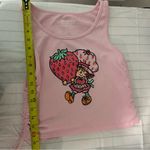 Strawberry Shortcake Pink Strawberry Graphic Tank Top, Sleeveless Top, size L Size L Photo 6